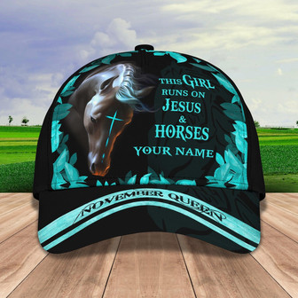 Custom Classic Cap - Personalized Name Cap - November Queen - Thegiftio