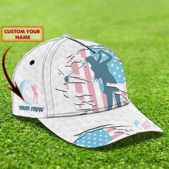 Custom Classic Cap - Personalized Name - Golf Gift - Thegiftio UK