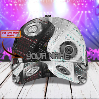 Custom Classic Cap - Personalized Name Hat - Ideal Gift For Djs - Thegiftio UK