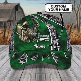Custom Classic Cap - Personalized Name - Ideal For Bowhunters - Thegiftio UK