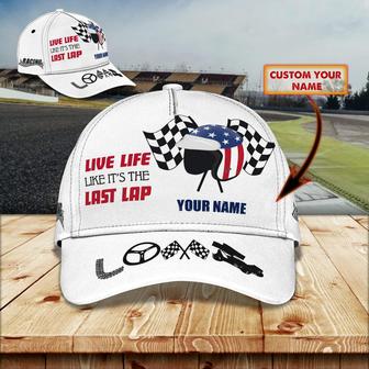 Custom Classic Cap - Personalized Name - Perfect Gift For Dirt Racing Enthusiasts - Thegiftio UK