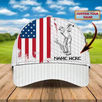 Custom Classic Cap - Personalized Name - Perfect Gift For Golf Enthusiasts - Thegiftio UK
