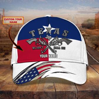 Custom Classic Cap - Personalized Name - Texas Souvenir Gift - Thegiftio UK