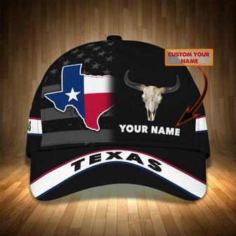 Custom Classic Cap - Personalized Name | Texas - Thegiftio UK