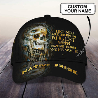 Custom Classic Cap - Personalized Native Inspired Design - Thegiftio UK