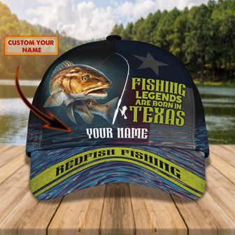Custom Classic Cap - Personalized Redfishing Texas - Thegiftio UK