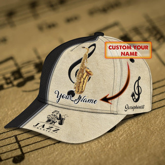 Custom Classic Cap - Personalized Saxophonist Gift - Thegiftio UK