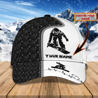 Custom Classic Cap - Personalized Snowboarding Cap - Thegiftio UK