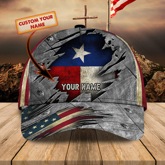 Custom Classic Cap - Personalized Texas State Name Hat - Thegiftio UK