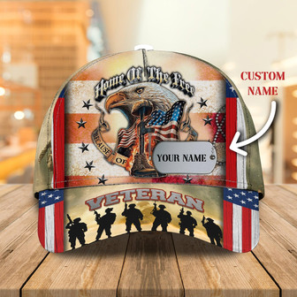 Custom Classic Cap - Personalized Veteran Honor Cap - Thegiftio