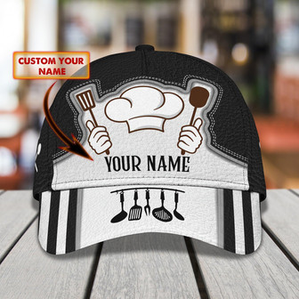 Custom Classic Chef Cap - Personalized Name Cap - Thegiftio UK
