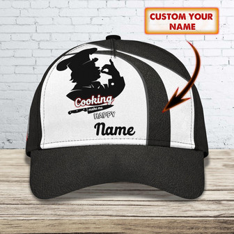 Custom Classic Chef Hat - Personalized Name Cap - Thegiftio UK