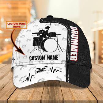 Custom Classic Drummer Cap - Personalized Gift - Thegiftio UK