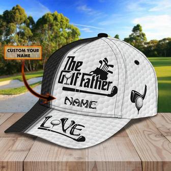 Custom Classic Golf Cap - Personalized Name Hat - Thegiftio UK