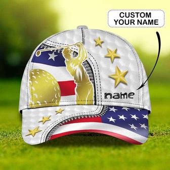 Custom Classic Golf Lover Cap - Personalized Name Cap - Thegiftio UK