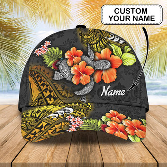 Custom Classic Hawaiian Name Cap - Thegiftio