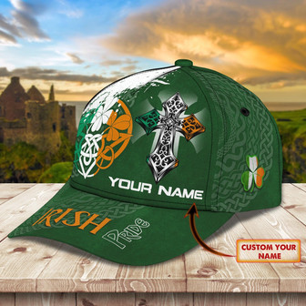Custom Classic Irish Pride Cap - Personalized Name Option - Thegiftio
