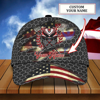 Custom Classic Lacrosse Cap - Personalized Name Hat - Thegiftio UK