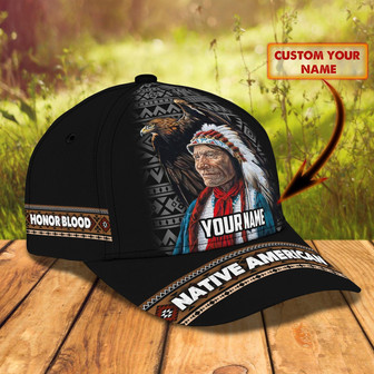 Custom Classic Native American Personalized Name Cap - Thegiftio UK
