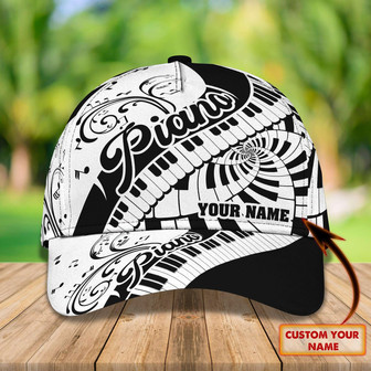 Custom Classic Piano Cap - Personalized Name Option - Thegiftio UK