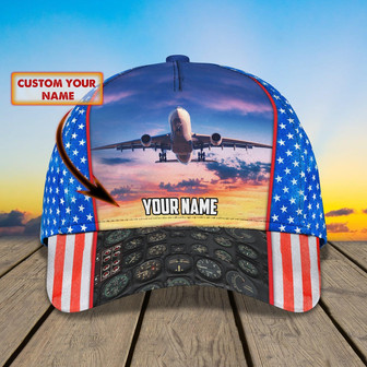 Custom Classic Pilot Cap - Personalized Name - Perfect Gift Option - Thegiftio UK