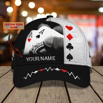 Custom Classic Poker Cap - Personalized And Stylish - Thegiftio UK