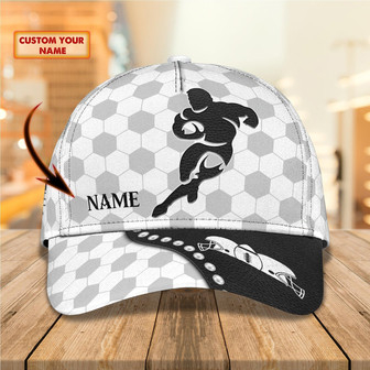 Custom Classic Rugby Cap - Personalized Name - Thegiftio UK