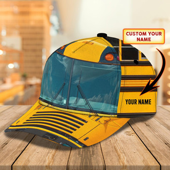 Custom Classic School Bus Cap - Personalized - Thegiftio UK
