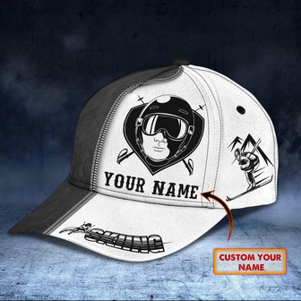 Custom Classic Skiing Cap - Personalized Name - Thegiftio UK