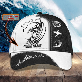 Custom Classic Surfer Cap - Personalized Name - Thegiftio UK