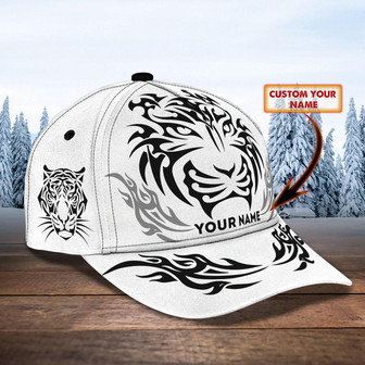 Custom Classic Tiger Name Cap - Thegiftio UK