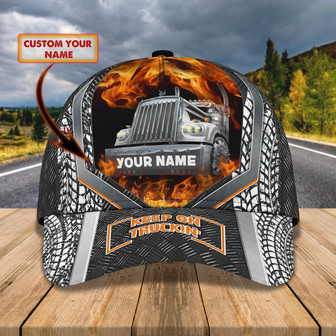 Custom Classic Trucker Cap - Personalized Name Hat - Thegiftio UK