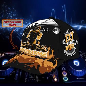 Custom DJ Classic Cap - Personalized Name DJ Hat Gift for Music Lover - Thegiftio UK
