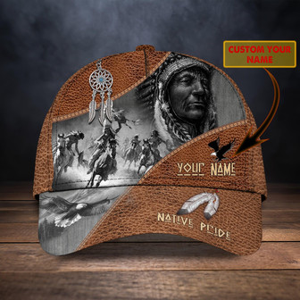Custom Native American Inspired Classic Cap - Personalized Design For Unique Style And Gift Giving - Thegiftio