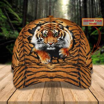 Custom Personalized Cap - Tiger Cap Gift for Tiger Lover - Thegiftio UK
