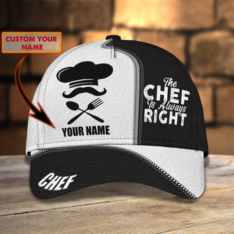Custom Personalized Chef Cap - Classic Design - Thegiftio UK