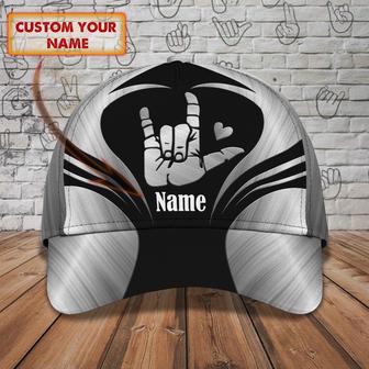 Custom Personalized Sign Language Cap - Thegiftio UK