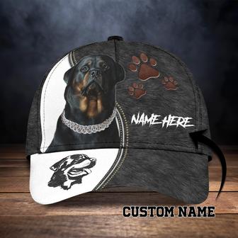 Custom Rottweiler Name Cap - Personalized Classic Gift - Thegiftio UK