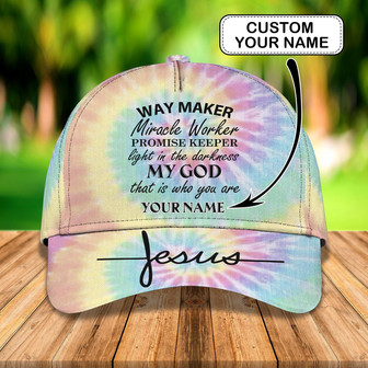 Custom Tie Dye Personalized Name Cap - Thegiftio UK