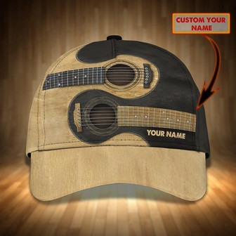Custom Yinyang Guitar Personalized Name Cap - Thegiftio