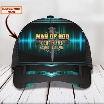 Customized Classic Cap - Personalized Man Of God Hat - Thegiftio UK
