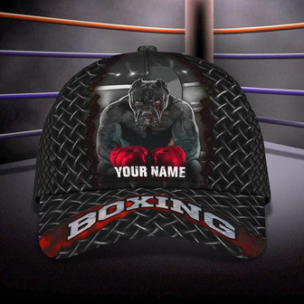 Personalized Boxing Cap - Custom Classic Name Cap - Thegiftio UK