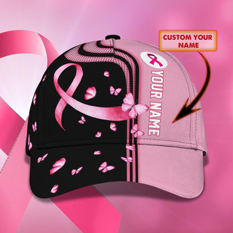 Personalized Breast Cancer Awareness Cap - Custom Classic Gift - Thegiftio UK