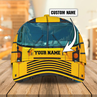 Personalized Bus Driver Cap - Custom Classic Hat For Gift Or Personal Use - Thegiftio