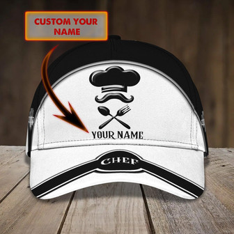 Personalized Chef Cap - Custom Classic Personalized Hat - Thegiftio UK
