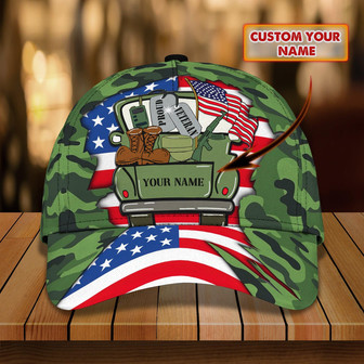Personalized Classic Cap - Customizable And Veteran Vn Cap - Thegiftio