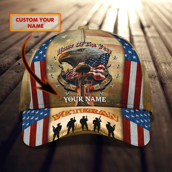 Personalized Classic Cap For Veterans - Thegiftio UK