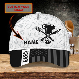 Personalized Classic Chef Cap - Customizable And Unique Gift - Thegiftio UK