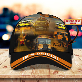 Personalized Custom Classic Cap - Bus Driver Gift - Thegiftio UK