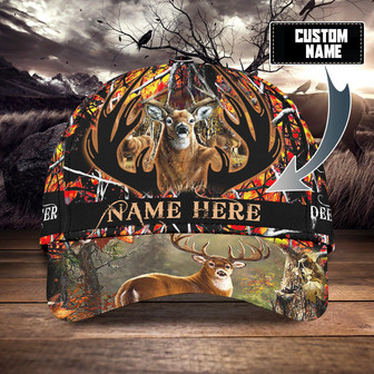 Personalized Custom Classic Cap For Deer Hunter - Thegiftio